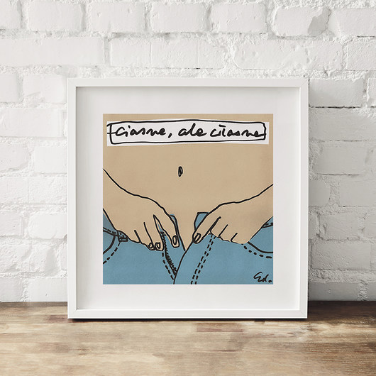 ciasne, ale własne | Plakat Edyta Draus