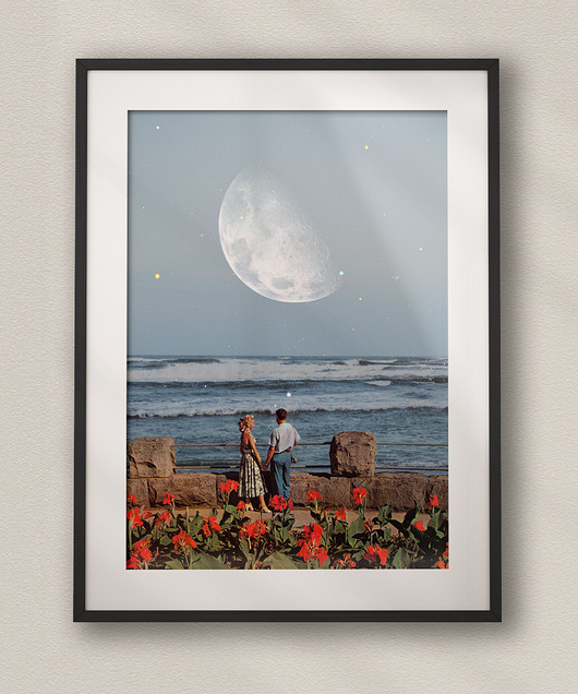 plakaty Plakat Gwiazdy w Twoich oczach - Kolaż Fine Art