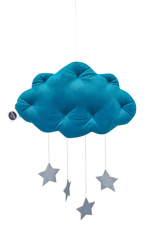 karuzele i girlandy do łóżeczka MORSKI mobill chmurka Velvet