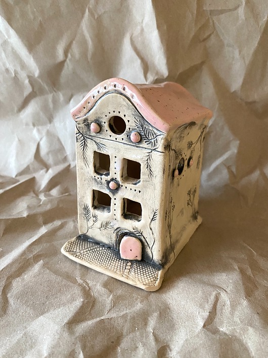 świeczniki i świece Kamieniczka ceramiczna na świeczkę