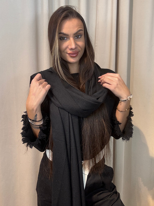 szale damskie Damski szalik Nero