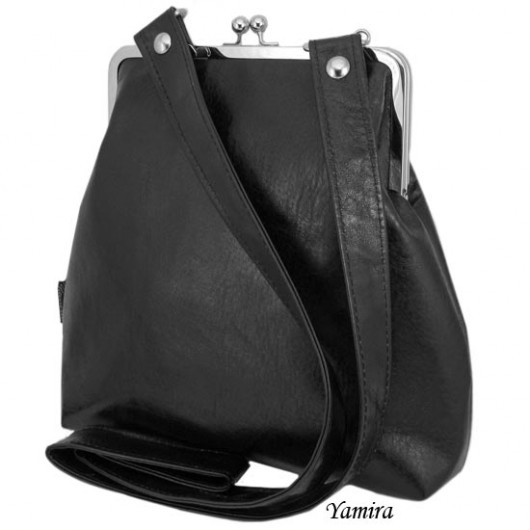 Torebka XL :: black classic leather :: yamira
