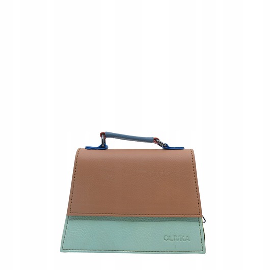 torby na ramię Torebka damska skórzana do ręki, na ramię, mała, oryginalna OLIVKA