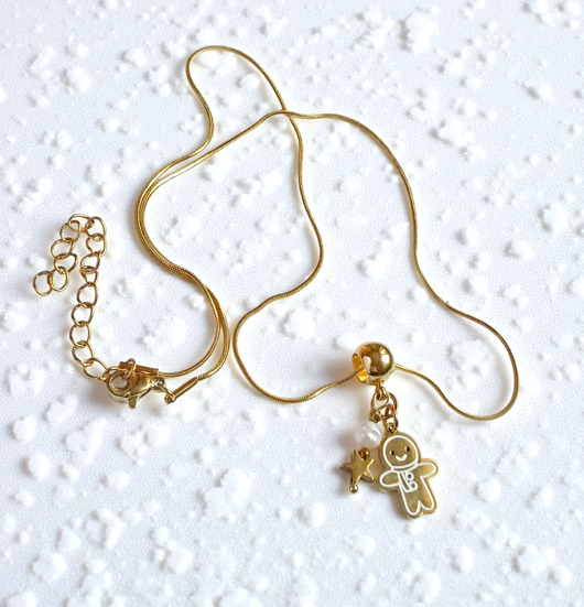 złote naszyjniki Pierniczek - naszyjnik : perły, hematyt : wyjątkowy prezent