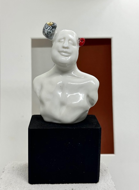 figurki i rzeźby Korek do wina/  figurka  porcelanowa