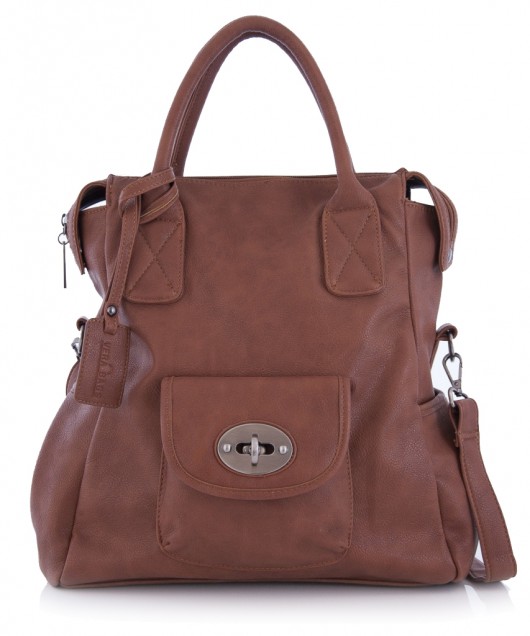 Torba do ręki lub na ramię V 10-11 Dark brown  Vera Bags