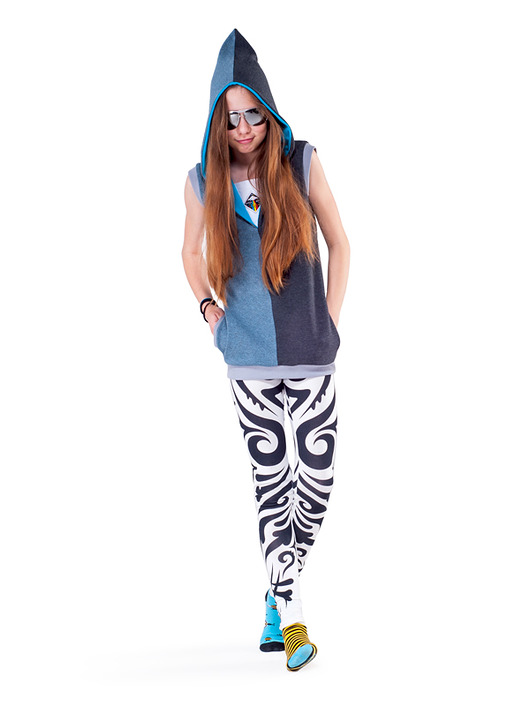 Space Dwarf Hoodie (Melange Blue) OKUAKU KIDS