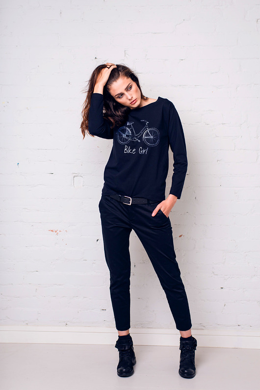 BIKE GIRL Bluzka Oversize GAU great as You