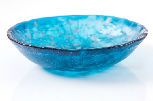 Zestaw noczyń o nieregularnej formie Fusing Glass