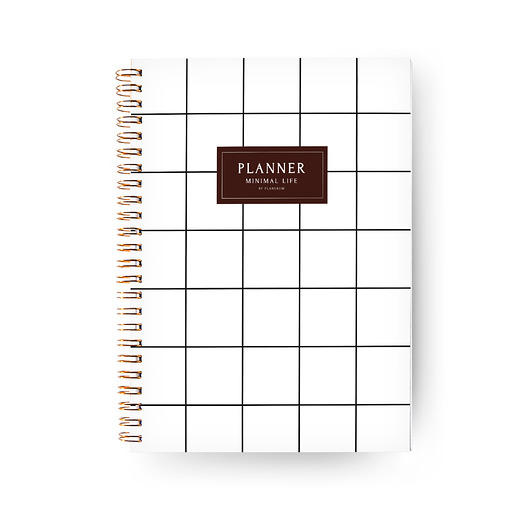 kalendarze i plannery Planer Dzienny Niedatowany A5 Minimal
