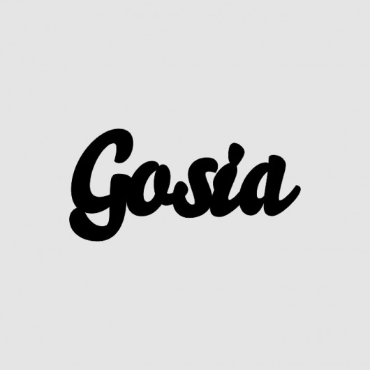 Napis Drewniany 3D GOSIA LOVINA PRINTS