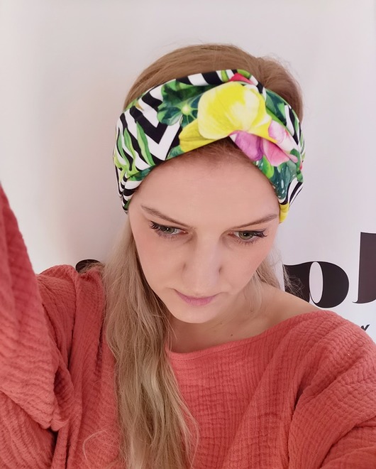 opaski do włosów Zaplotka  Tropical Island  Opaska na głowę  SS22