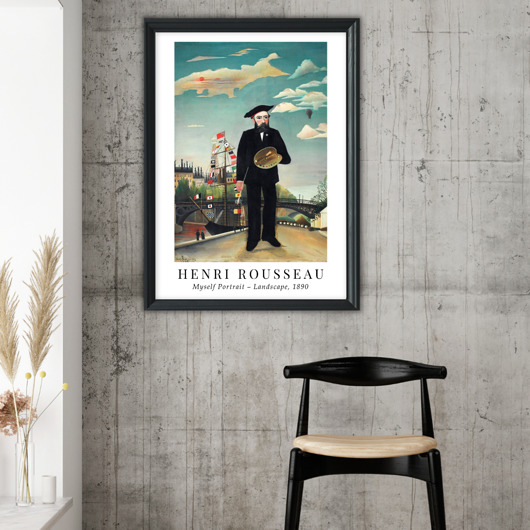 plakaty Plakat reprodukcja Henri Rousseau 'Myself Portrait