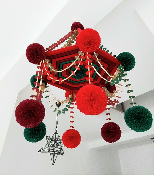 dodatki - różne Pająk ludowy tarczowy sześcioramienny