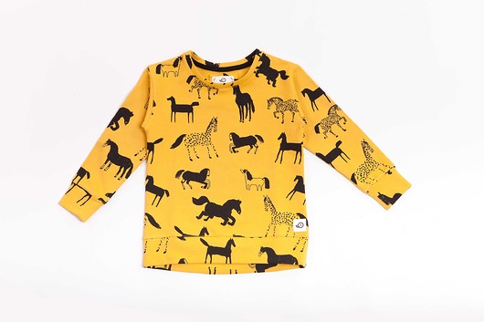 Bluza Mustard Horses Pocopato