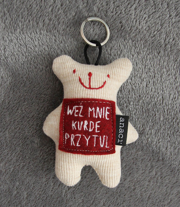 breloki Miś Zdziś