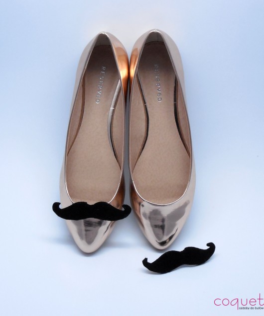 Moustache - klipsy do butów Coquet Coquet