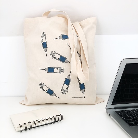Eco Torba STRZYKAWKI z nadrukiem Bawełna 100% petitabag