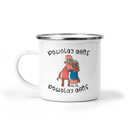 kubki Kubek metalowy dla babci i dziadka 3