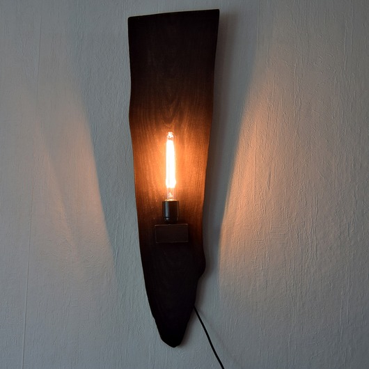 lampy - inne Lampa z drewna, lampa loft dekoracja na ścianę handmade rękodzieło /1/