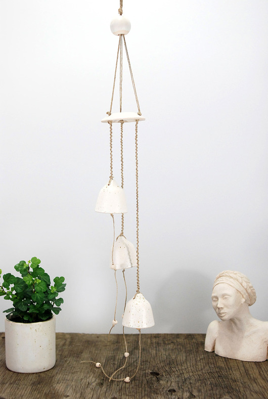 Ceramiczny łapacz wiatru, łapacz snu - hygge 10FingersArt