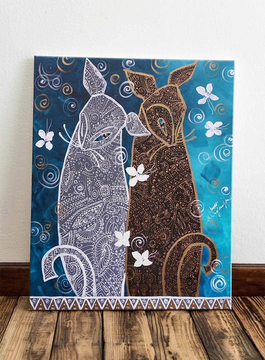 "Koty. Miły spacer"(Giclee) 4mara Marina Czajkowska