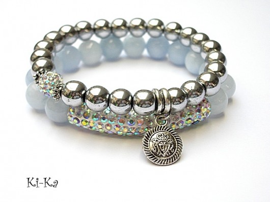 Lazur and silver duo KiKa pracownia