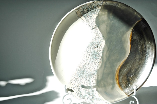 Zestaw 2 dużych talerzy Lodowa góra Ceramiczności