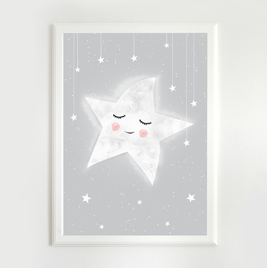 gwiazdka|ilustracja dla dzieci A3 Milo Mi