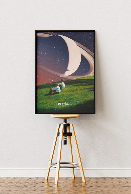 plakaty Plakat Kolaż - Przyjaźń - Dekoracja do salonu, pokoju, biura