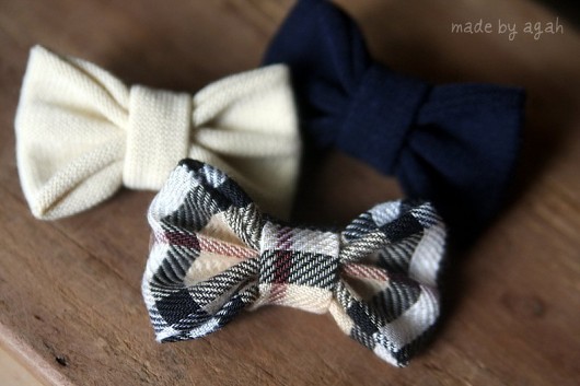 Trzy kokardki made by agah
