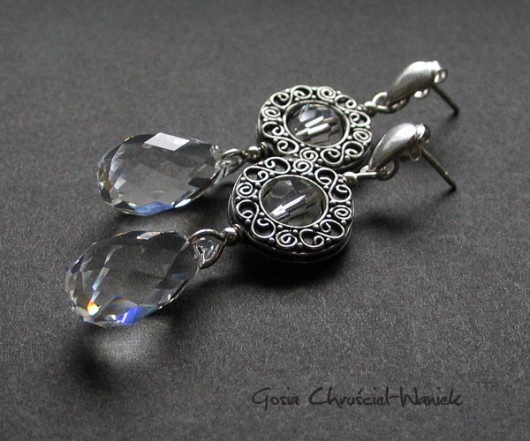 kryształ Swarovski w bogatym srebrze Gosia Chruściel-Waniek