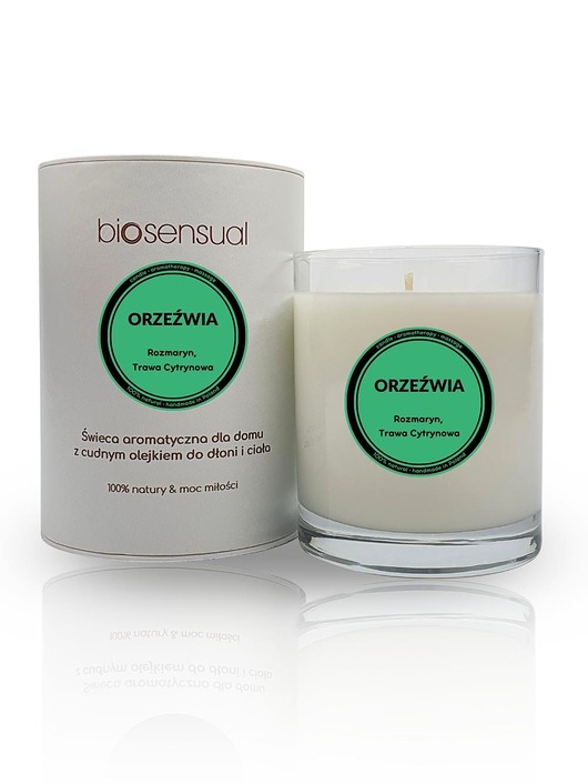 świece zapachowe Świeca do masażu i aromaterapii ORZEŹWIA 200g