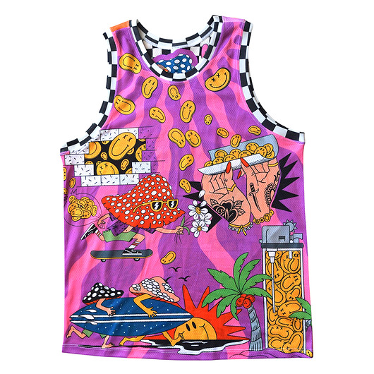 topy damskie Shrooms Mesh Tank Top