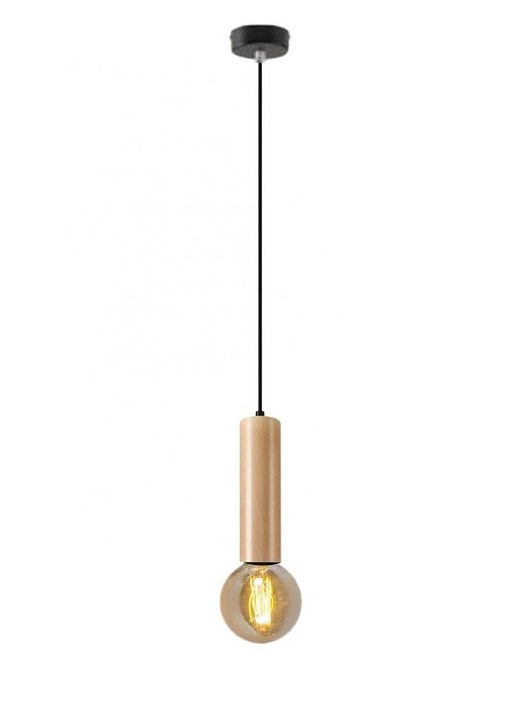 Drewniana lampa wisząca Tirso 4FunDesign