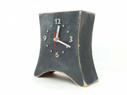 zegarek Olde Szary Arrow Clock Wood Studio