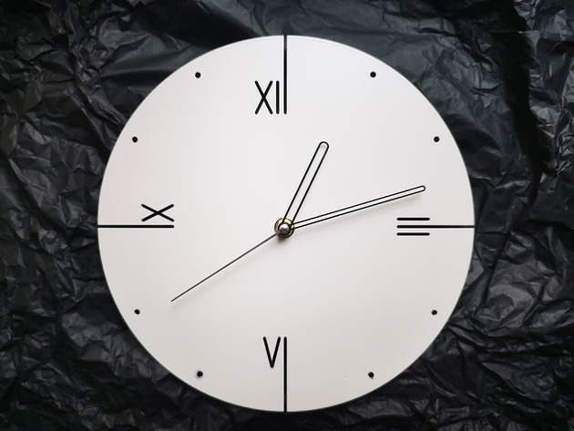 zegar ścienny SIMPLE CUTS 25cm _ oh!CLOCK Wystrój Zwierza