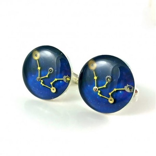 spinki do mankietów Spinki Drobiny Przeznaczenia  dla "Wodnika"