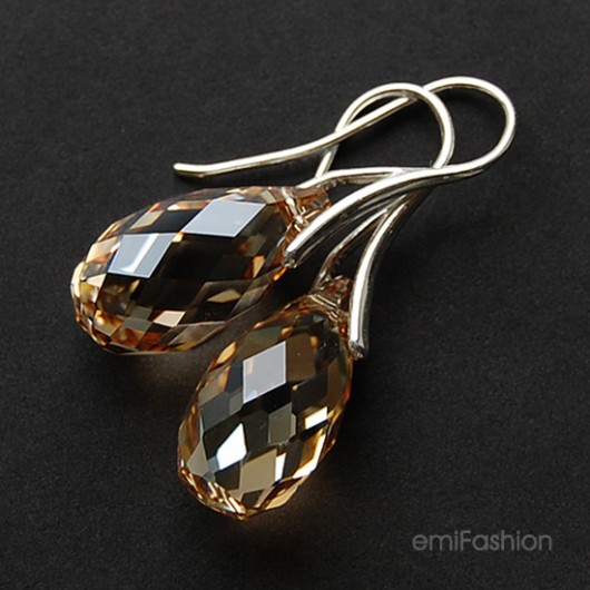 Briolette Golden Shadow MAREMI Jewelry