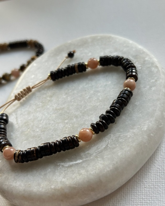 biżuteria męska Energia  - męska bransoletka z Kamieniem Słonecznym