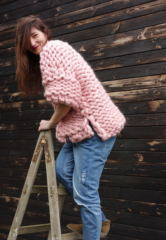 kardigany damskie SWETER KINGSIZE 100% WEŁNA MERYNOS