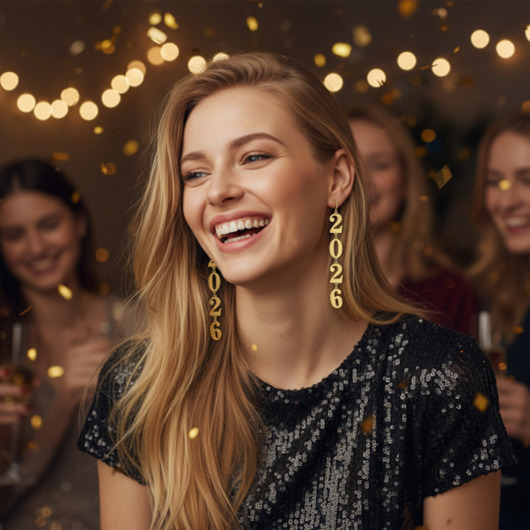 kolczyki - inne Kolczyki cyfry 2026