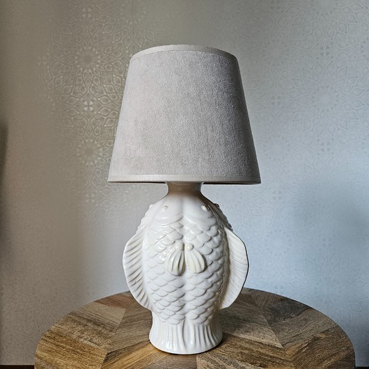 lampy stołowe Lampa ceramiczna Rybka