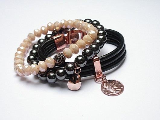   Nude & gold pink - set KiKa pracownia
