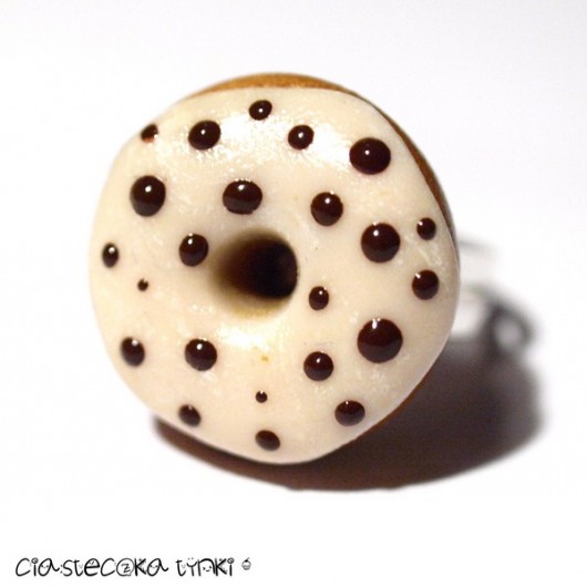 pierścionek donut ciasteczkatynki