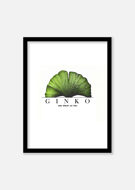 GINKO MINIMAL Plakat GAU Home