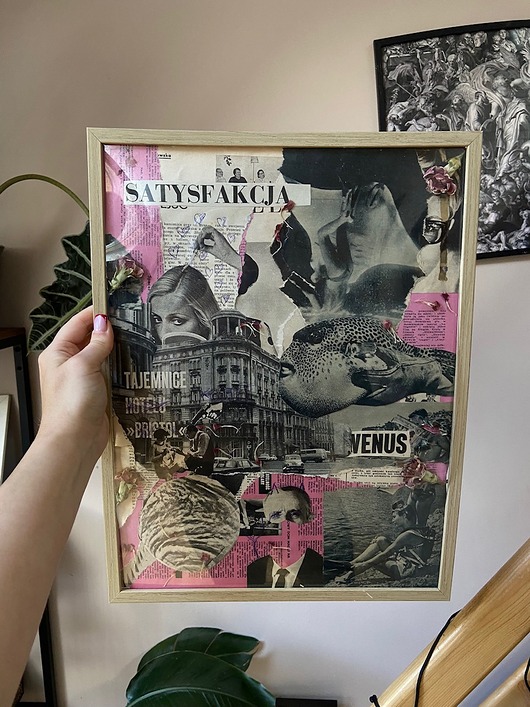 plakaty Plakat Kolaż analogowy