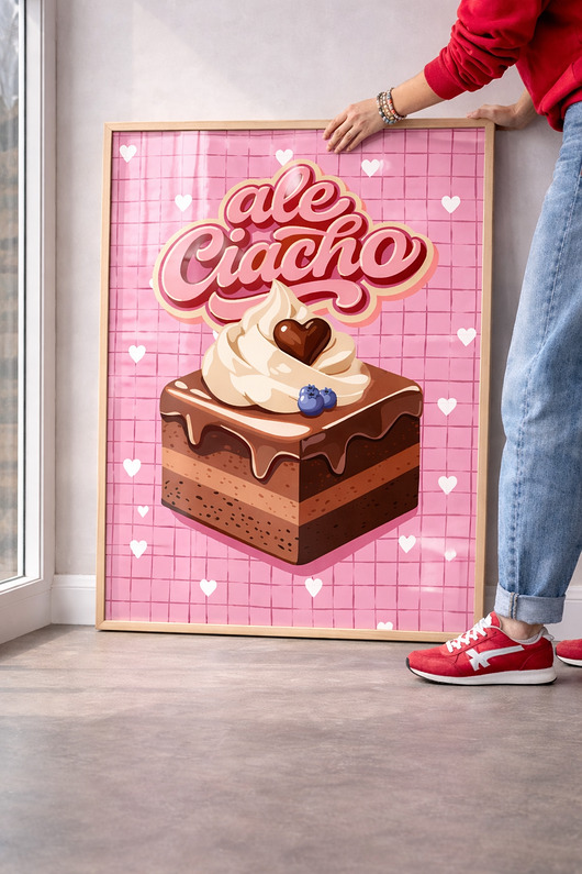 plakaty Plakat Ale ciacho