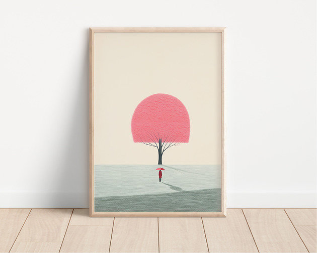 plakaty Plakat drzewo - w stylu Alessandro Gottardo