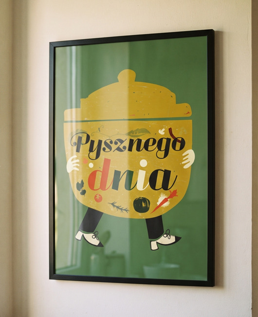 plakaty Plakat kucharz i smaki 70x50